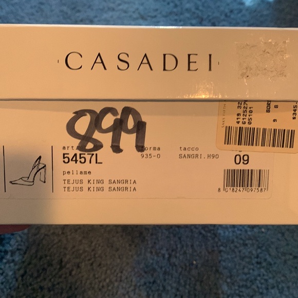 Casadei Tejus King Sangria Heels - Picture 2 of 10